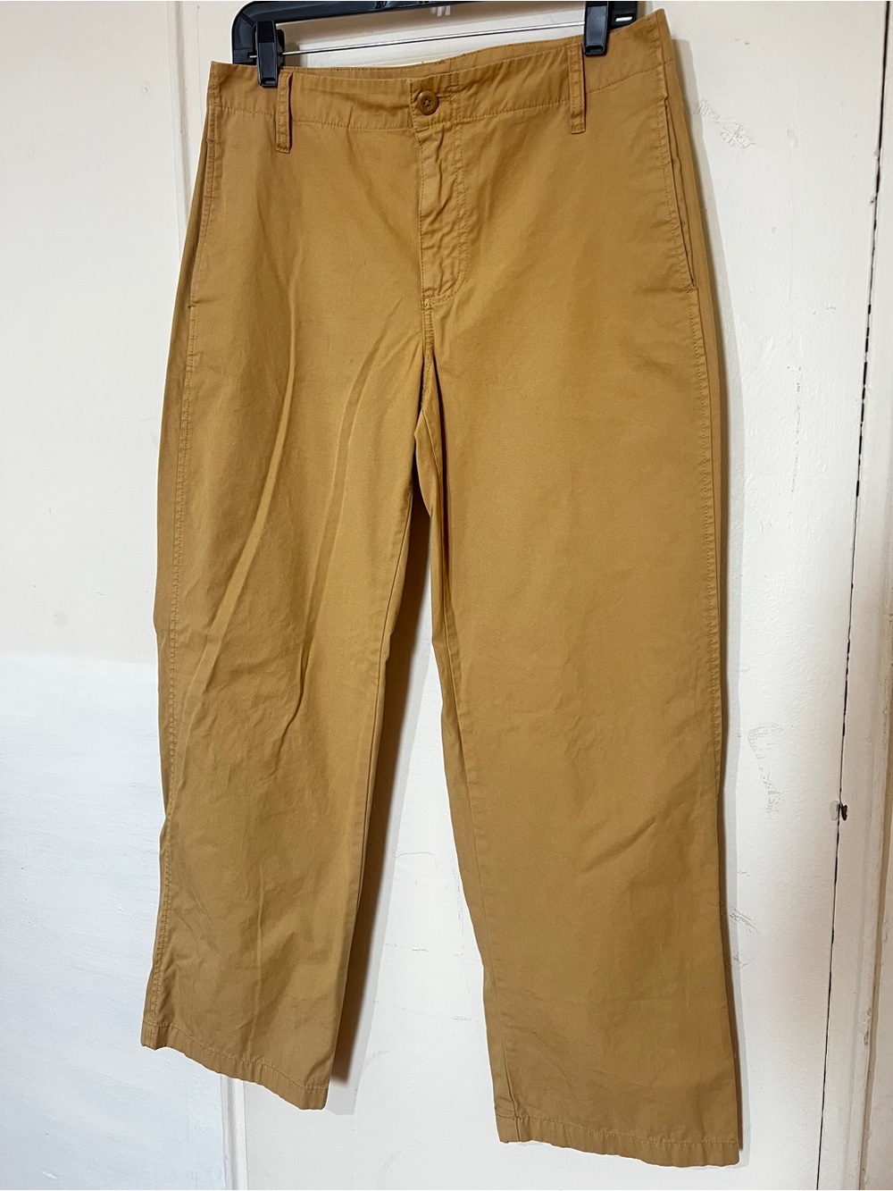 J.CREW 484 Slim Fit Khaki Cotton Twill Chino Pants Men’s 28W Flat Front